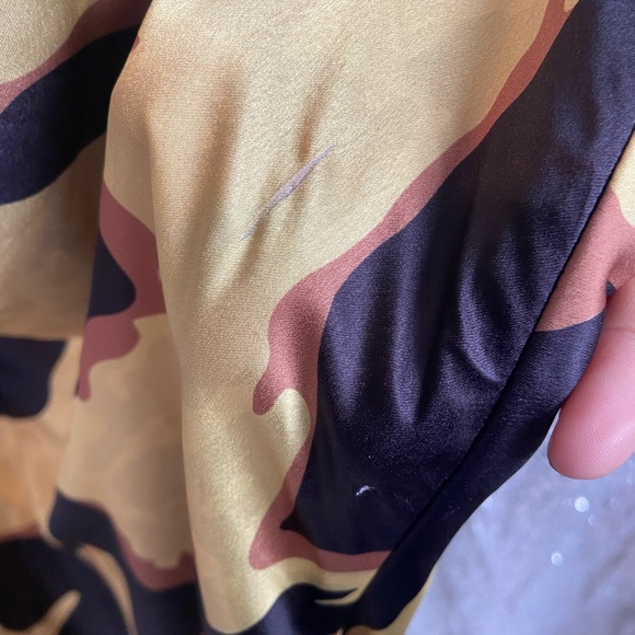 Printed Cowl Neck Slip Maxi Dress - Picture 10 of 10